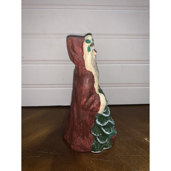 Christmas Santa Claus Figurine Deer Tree Basket - Picture 5 of 6